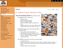 Tablet Screenshot of fc-project.wikispaces.com