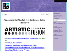 Tablet Screenshot of iaeaconference2010.wikispaces.com