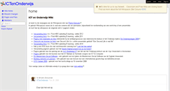 Desktop Screenshot of ictenonderwijs.wikispaces.com