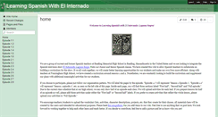 Desktop Screenshot of learningspanishwithelinternado.wikispaces.com