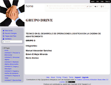 Tablet Screenshot of grupodrive.wikispaces.com