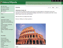 Tablet Screenshot of historyofsports.wikispaces.com