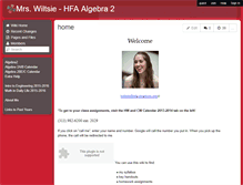 Tablet Screenshot of hfaalgebra2.wikispaces.com