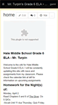 Mobile Screenshot of hale6thgradeela.wikispaces.com