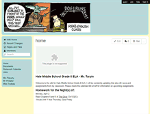 Tablet Screenshot of hale6thgradeela.wikispaces.com