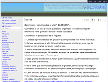 Tablet Screenshot of glossari.wikispaces.com