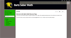 Desktop Screenshot of bartzsabermath.wikispaces.com