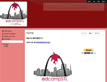 Tablet Screenshot of edcampstl.wikispaces.com