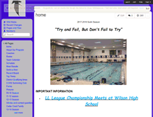 Tablet Screenshot of cedarcrestswimming.wikispaces.com