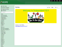 Tablet Screenshot of ecpe.wikispaces.com