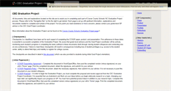 Desktop Screenshot of cecgraduationproject.wikispaces.com