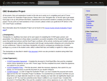Tablet Screenshot of cecgraduationproject.wikispaces.com