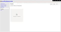 Desktop Screenshot of conflictdiamonds.wikispaces.com