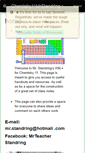 Mobile Screenshot of chemistry11mrstandring.wikispaces.com