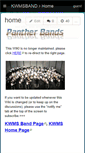 Mobile Screenshot of kwmsbandwiki.wikispaces.com