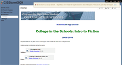 Desktop Screenshot of cisstorm0809.wikispaces.com