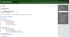 Desktop Screenshot of literarytimes.wikispaces.com