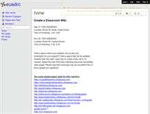 Tablet Screenshot of eusdrc.wikispaces.com