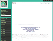 Tablet Screenshot of healthscience4.wikispaces.com