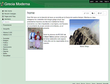 Tablet Screenshot of griegomoderno.wikispaces.com
