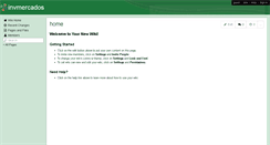 Desktop Screenshot of invmercados.wikispaces.com