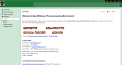 Desktop Screenshot of davidmcilroy.wikispaces.com