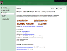 Tablet Screenshot of davidmcilroy.wikispaces.com