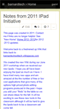 Mobile Screenshot of barnardtech.wikispaces.com