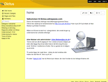 Tablet Screenshot of dictus.wikispaces.com