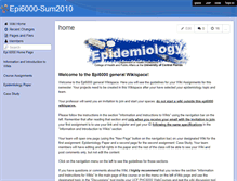 Tablet Screenshot of epi6000.wikispaces.com