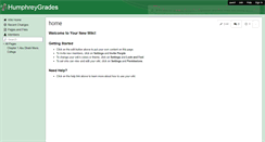 Desktop Screenshot of humphreygrades.wikispaces.com