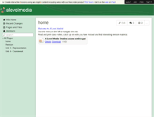 Tablet Screenshot of alevelmedia.wikispaces.com