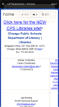 Mobile Screenshot of cpslibraries.wikispaces.com