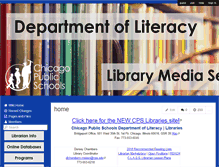 Tablet Screenshot of cpslibraries.wikispaces.com