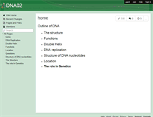 Tablet Screenshot of dna02.wikispaces.com