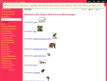 Tablet Screenshot of biomesfirst08.wikispaces.com