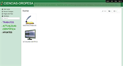 Desktop Screenshot of ciencias-oropesa.wikispaces.com
