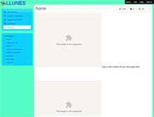 Tablet Screenshot of llunes.wikispaces.com
