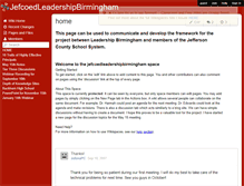 Tablet Screenshot of jefcoedleadershipbirmingham.wikispaces.com