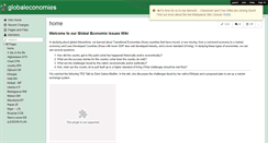 Desktop Screenshot of globaleconomies.wikispaces.com