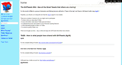 Desktop Screenshot of gr8tweets.wikispaces.com