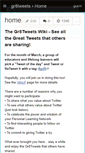 Mobile Screenshot of gr8tweets.wikispaces.com