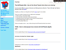Tablet Screenshot of gr8tweets.wikispaces.com