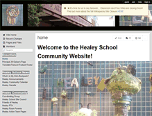 Tablet Screenshot of healeyschool.wikispaces.com