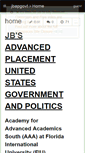 Mobile Screenshot of jbapgovt.wikispaces.com