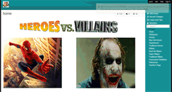 Desktop Screenshot of heroes-and-villains.wikispaces.com