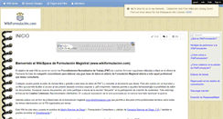 Desktop Screenshot of formulacion-magistral.wikispaces.com