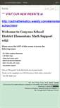 Mobile Screenshot of csdelemmathsupport.wikispaces.com