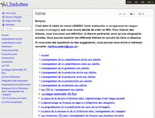 Tablet Screenshot of l2adultes.wikispaces.com
