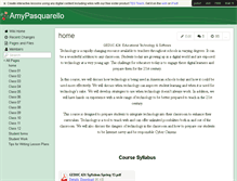 Tablet Screenshot of amypasquarello.wikispaces.com